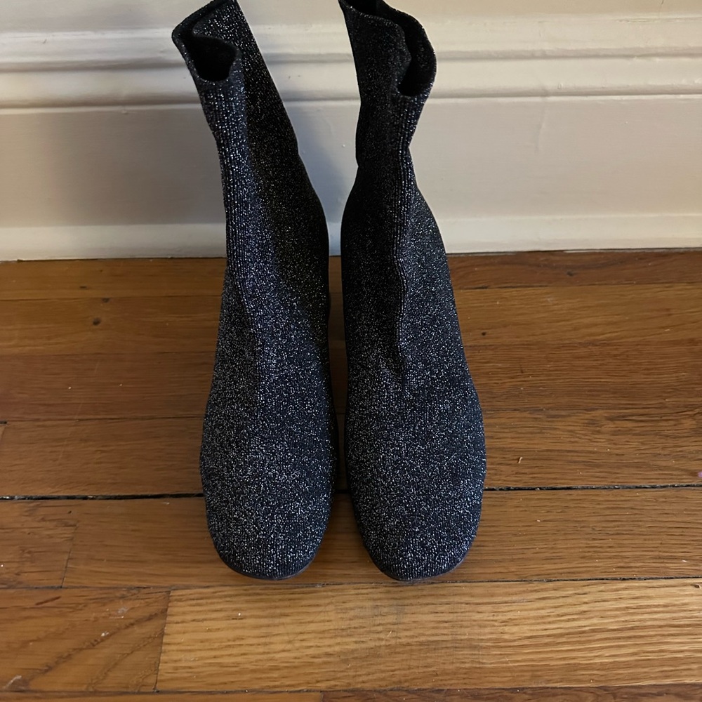 Celine Phoebe Philo Glitter Sock Boots